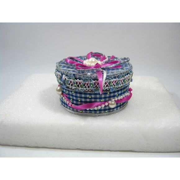 Handmade Keepsake Prayer Box for Mementos Photos Trinkets Jewelry Desk Items - Picture 6 of 10